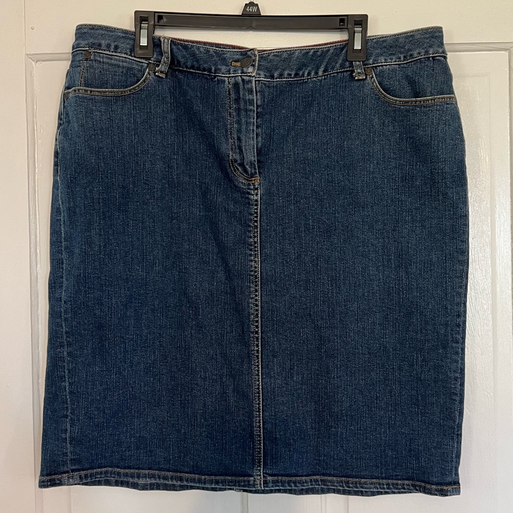 Talbots denim skirt